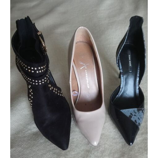 Escarpins Talons Hauts Blancs Taille 37 - Marque Belle D'un Jour - Neufs Sans Emballage