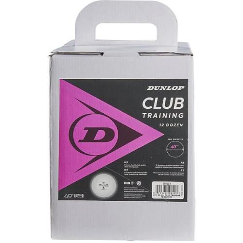 Dunlop - Balle De Tennis De Table - 40+ Club Training 12 Box White