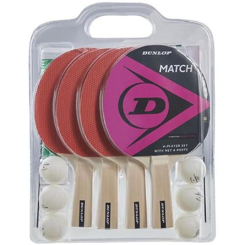 Dunlop - Kit De Tennis De Table - Match 4 Player Set