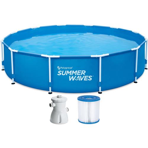 Piscine tubulaire Active 366 x 76 cm avec pompe de filtration