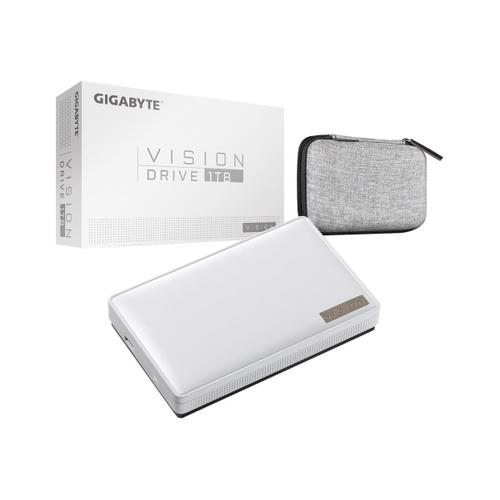 Gigabyte VISION DRIVE - SSD - 1 To - externe (portable) - USB 3.2 Gen 2x2 (USB-C connecteur) - mémoire tampon : 1 Go