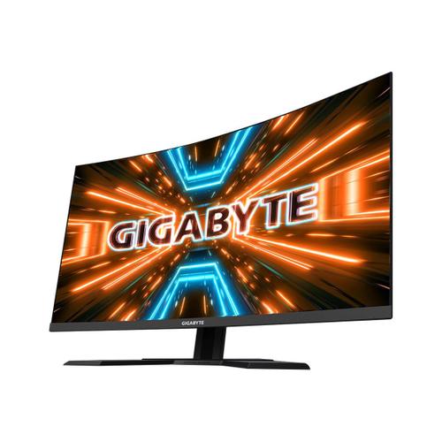 Gigabyte G32QC A - Écran LED - incurvé - 31.5" - 2560 x 1440 QHD @ 165 Hz - VA - 350 cd/m² - 3000:1 - DisplayHDR 400 - 1 ms - 2xHDMI, DisplayPort