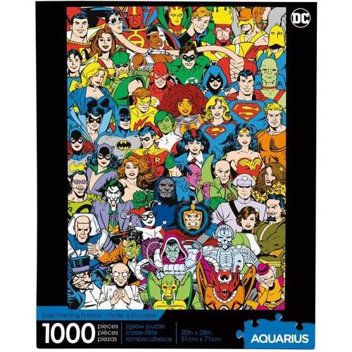 Aquarius Puzzle 1000 Pieces Dc Comics Rétro Cast - 65378