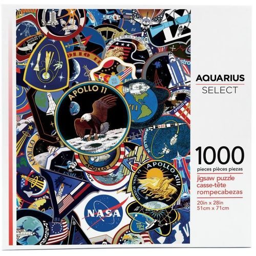 Aquarius Puzzle 1000 Pieces Nasa Mission Patches - 62906