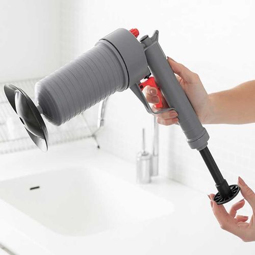 SHOP-STORY - KLINGUN : Pistolet à Air Comprimé avec Ventouses pour Déboucher les Canalisations