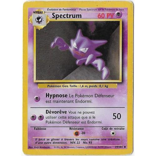 Spectrum 29/102 - Pokemon Set De Base - Carte Française