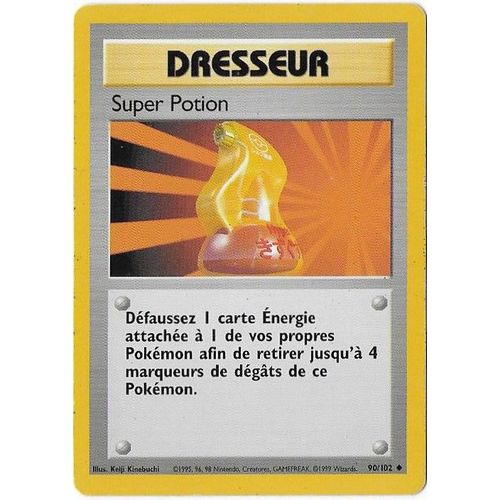 Super Potion 90/102 - Pokemon Set De Base - Carte Française