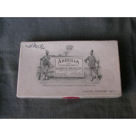 Ww2 Angleterre Boïte De Tabac Vide Anglais/Turquie " Abdulla " British Firm En Carton