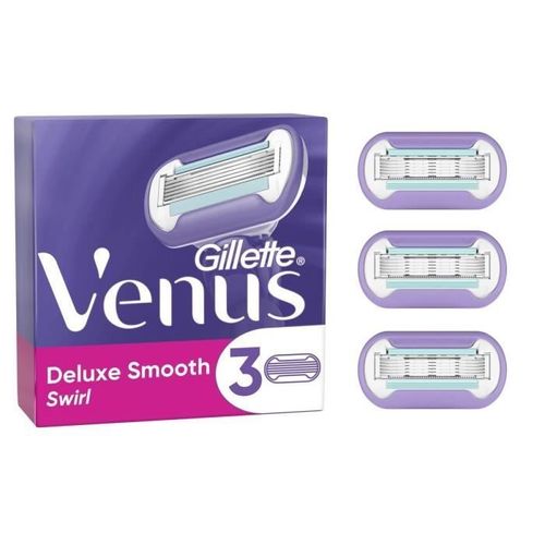 Gillette Venus Rasoir Feminin Femme Swirl Lames X3 