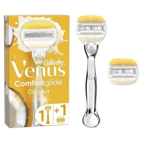 Gillette Venus Rasoir Feminin Comfortglide Noix De Coco - 2 Lames 