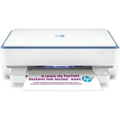 Imprimante HP tout-en-un jet d'encre couleur - Envy 6010e - Idéal pour la création - 6 mois d'Instant Ink inclus avec HP+