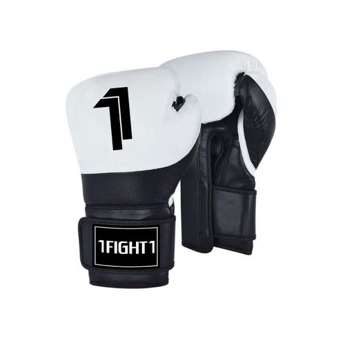 1fight1, Gants De Boxe Brookling, Noir Et Blanc, Taille 16oz