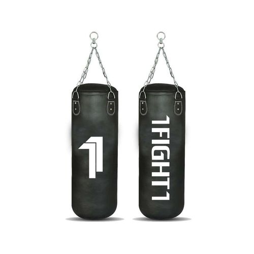 1fight1, Sac De Frappe Professionnel Black, Noir Et Blanc, Taille 120 Cm