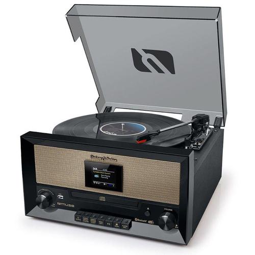 Système chaîne Hifi et platine Vinyle avec écran TFT - CD/USB/AUX/FM/DAB/DAB+ - 33/45/78 tours