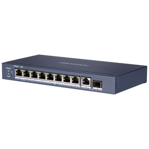 Hikvision DS-3E0510HP-E switch di rete Non gestito Gigabit Ethernet (10/100/1000) Supporto Power over Ethernet (PoE) Blu