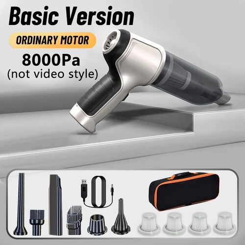 Mini Aspirateur De Voiture Sans Fil Puissant,Robot Portable À Double Usage Pour Voiture Et Maison Aspirateur Voiture Puissant Sans Fil - Type Basic 4hapa Bag #B