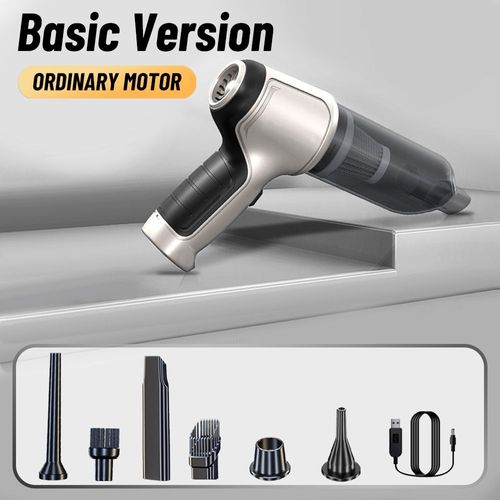 Mini Aspirateur De Voiture Sans Fil Portable,Nettoyeur De Voiture,Machine À Livres Déloyaux,Aspiration De Bain,Appareil Ménager,95000pa - Type Basic #B