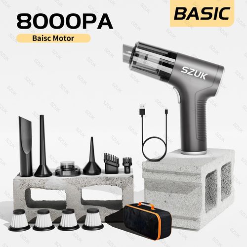 Mini aspirateur de voiture portable sans fil,nettoyeur de détermination,appareil ménager,machine à livres puissante,nettoyeur de voiture pour clavier - Type Basic 4hapa bag #B