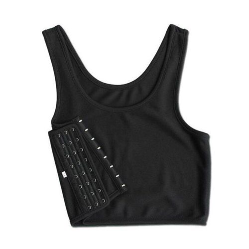 Tomboy-Sous-Vêtements Lesbiennes Sans Couture Pour Femmes,Classeur À Seins Plats,Haut Court En Émail Glamour,Bustier Shpaer Shaper,Été