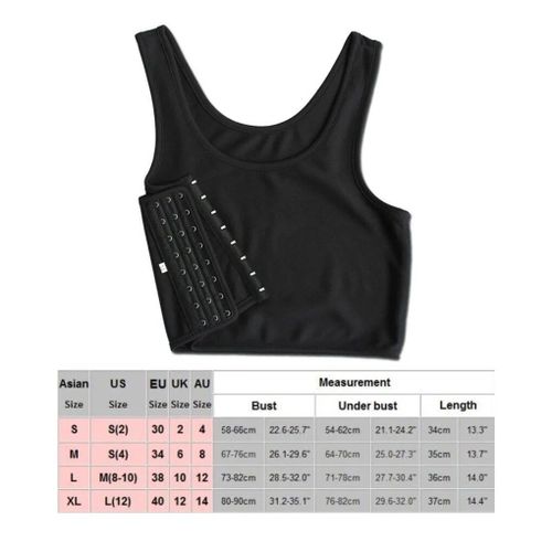 Corset Respirant Pour Femmes,Sous-Vêtements,Poitrine Plate,Avec Boucle Latérale,Gilet Court,Bustier Façonnant