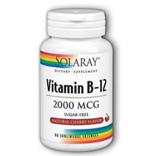 Solaray Vitamina B12 2000 Mcg 90 Comp 