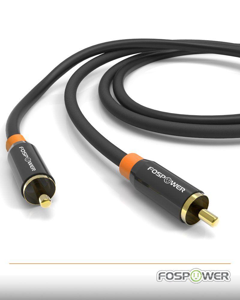 3 Pies Cable Coaxial RCA Audio Numrique avec Fiche Jack Pla... - 2