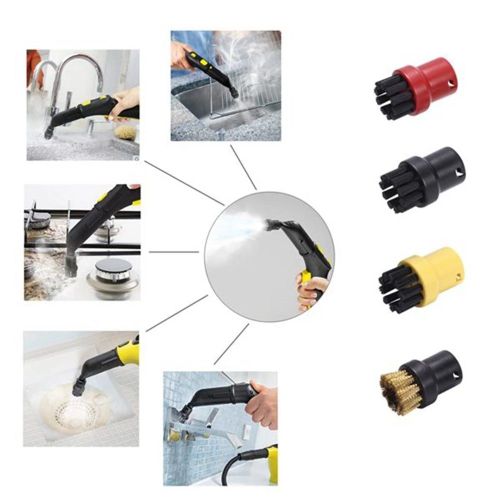 6 pièces/ensemble Rond Brosse Détail Jet Kit de Buse Pour Nettoyeur Vapeur Karcher Point Jet Buse Série SC Pièces D'aspirateur Robot