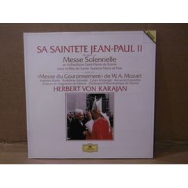 Sa Sainteté Jean-Paul Ii Célèbre La Messe Solennelle - Messe Du Couronnement De Mozart- Livre Disque