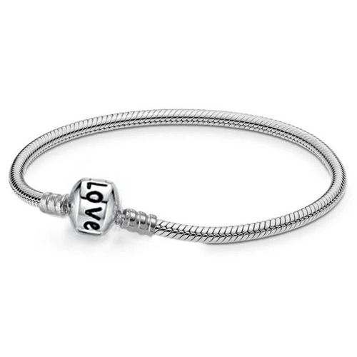 Orthèse Code 10 Style 3mm Diamètre 17-21cm Couleur Argent Bricolage Serpent Chaîne Fine Breloque Bracelets Pour Femme Bijoux Cadeaux