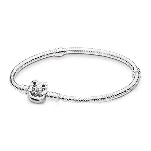 Orthèse Code 10 Style 3mm Diamètre 17-21cm Couleur Argent Bricolage Serpent Chaîne Fine Breloque Bracelets Pour Femme Bijoux Cadeaux