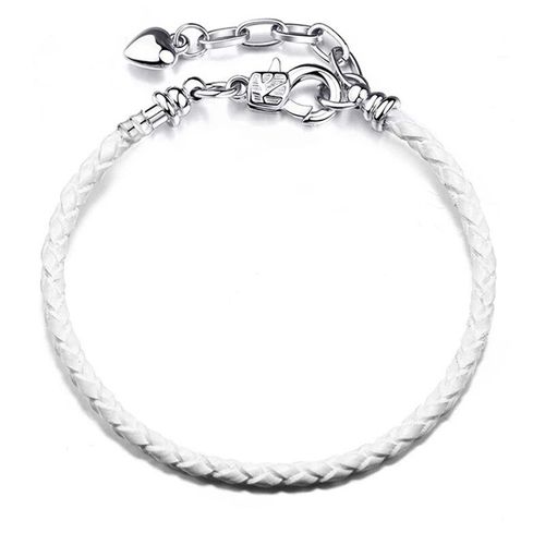 Orthèse Code 10 Style 3mm Diamètre 17-21cm Couleur Argent Bricolage Serpent Chaîne Fine Breloque Bracelets Pour Femme Bijoux Cadeaux