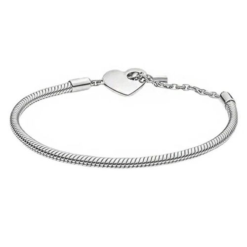 Orthèse Code 10 Style 3mm Diamètre 17-21cm Couleur Argent Bricolage Serpent Chaîne Fine Breloque Bracelets Pour Femme Bijoux Cadeaux