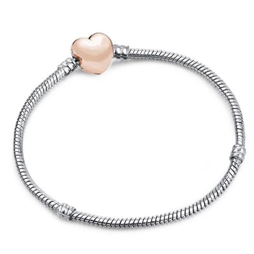 Orthèse Code 10 Style 3mm Diamètre 17-21cm Couleur Argent Bricolage Serpent Chaîne Fine Breloque Bracelets Pour Femme Bijoux Cadeaux