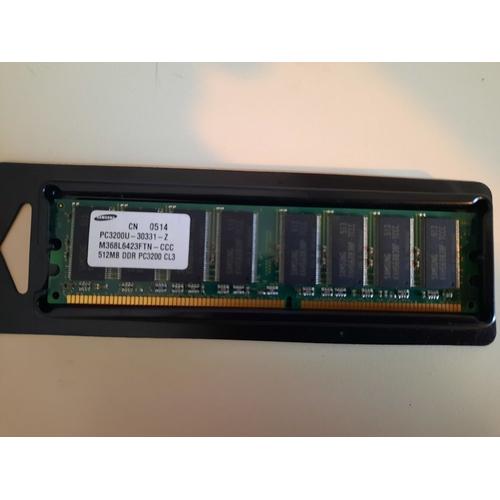 Mémoire DDR 512Mb PC 3200