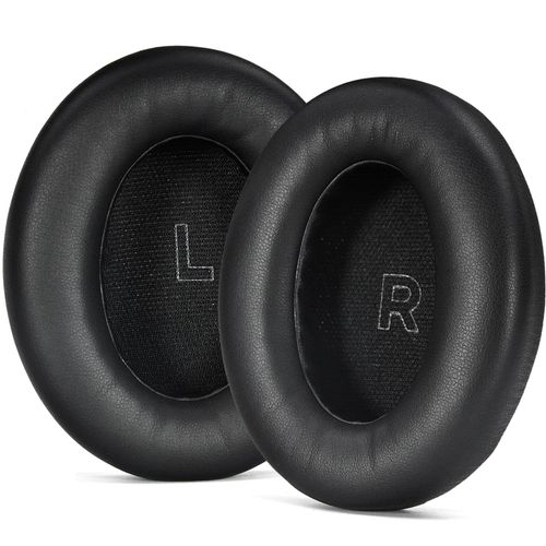 Coussinets de rechange pour casque Bose QuietComfort Ultra - cuir protéiné - Noir
