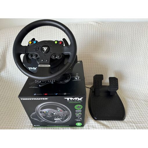 Volant De Course Thrustmaster TMX – Pour PC Et Xbox, Cuir, Câble 2m, Neuf