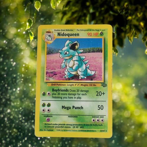 Carte Pokémon Nidoqueen 23/64, Première Édition De 1995, Très Bon État