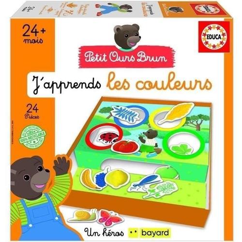 Jeu D'apprentissage - Educa - J'apprends Les Couleurs - Petit Ours Brun