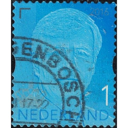 Pays Bas 2016 Oblitéré Used King Roi Willem Alexander Bleu Cyan Su