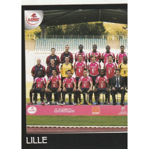 N° 132 - Stickers Image Panini - Foot 2008 - Demi Equipe - Losc Lille