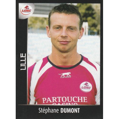 N° 147 - Stickers Image Panini - Foot 2008 - Stephane Dumont - Losc Lille