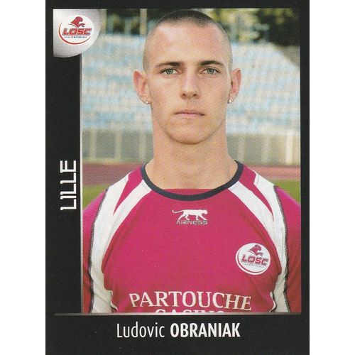 N° 150 - Stickers Image Panini - Foot 2008 - Ludovic Obraniak - Losc Lille
