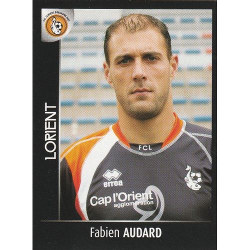 N° 162 - Stickers Image Panini - Foot 2008 - Fabien Audard - Fc Lorient