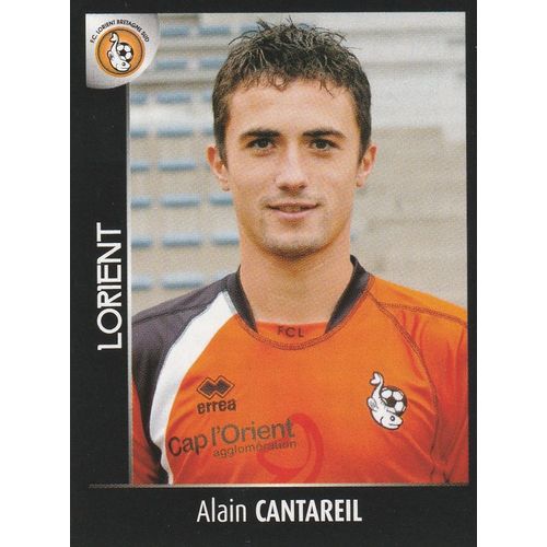N° 166 - Stickers Image Panini - Foot 2008 - Alain Cantareil - Fc Lorient