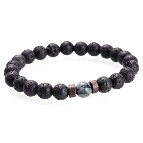 Bracelet En Pierre De Lune Naturelle Pour Homme,Perle De Bouddha Tibétain,Chakra,Pierre De Lave,Bracelets Diffuseurs,Cadeau Bijoux,Chaud