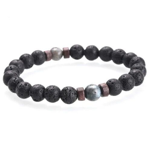 Bracelet En Pierre De Lune Naturelle Pour Homme,Perle De Bouddha Tibétain,Chakra,Pierre De Lave,Bracelets Diffuseurs,Cadeau Bijoux,Chaud