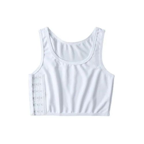 Tomboy-Sous-Vêtements Lesbiennes Sans Couture Pour Femmes,Classeur À Seins Plats,Haut Court En Émail Glamour,Bustier Shpaer Shaper,Été