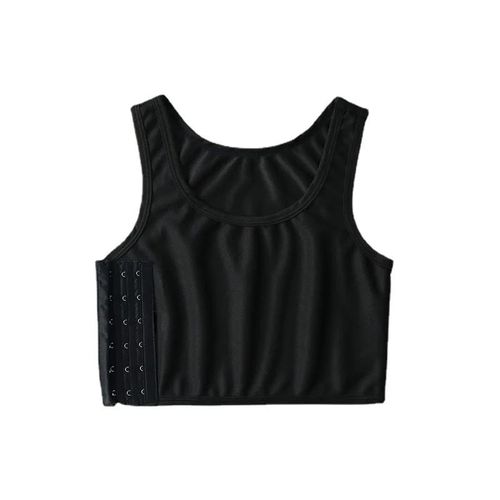 Tomboy-Sous-Vêtements Lesbiennes Sans Couture Pour Femmes,Classeur À Seins Plats,Haut Court En Émail Glamour,Bustier Shpaer Shaper,Été