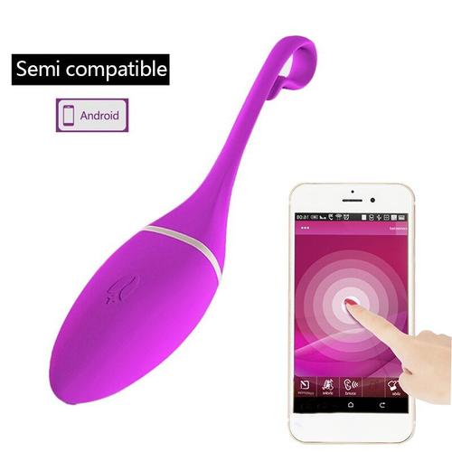 Couleur Uniquement Pour Android App Bluetooth Vibrant Oeuf Jouets Sexuels Pour Femme Télécommande Sans Fil Culotte Vibrante Vagin Balle Pour Couples Sex Shop