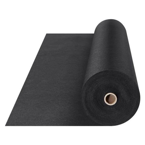 Géotextile Non Tissé-Vevor-Anti-Mauvaises Herbes-0,9x30,5 M-136 G-M²-Systèmes De Drainage-Aménagement Paysager-Couvre-Sol-Noir